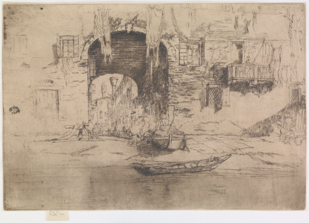 San Biagio, 1879-1880. alkotó: James Abbott McNeill Whistler
