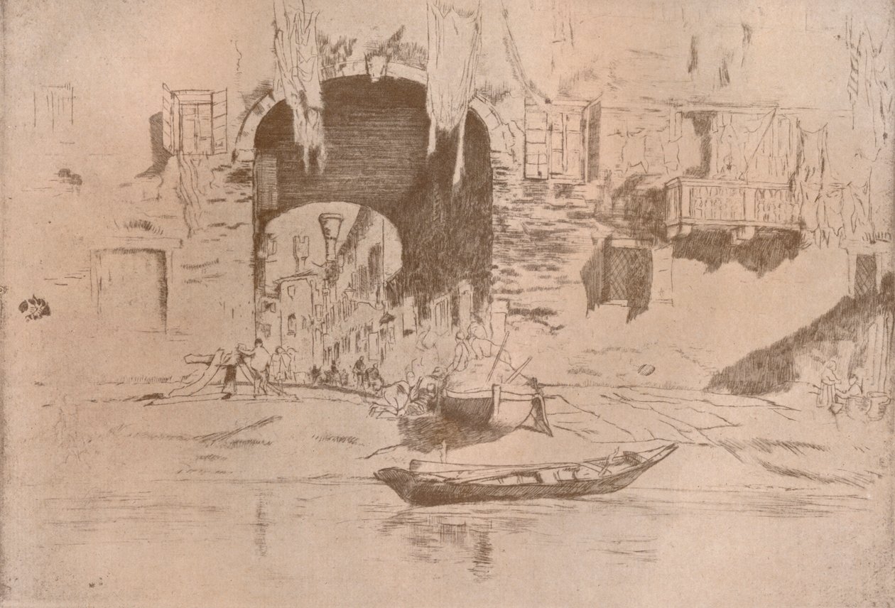 San Biagio, 1879, 1904 alkotó: James Abbott McNeill Whistler