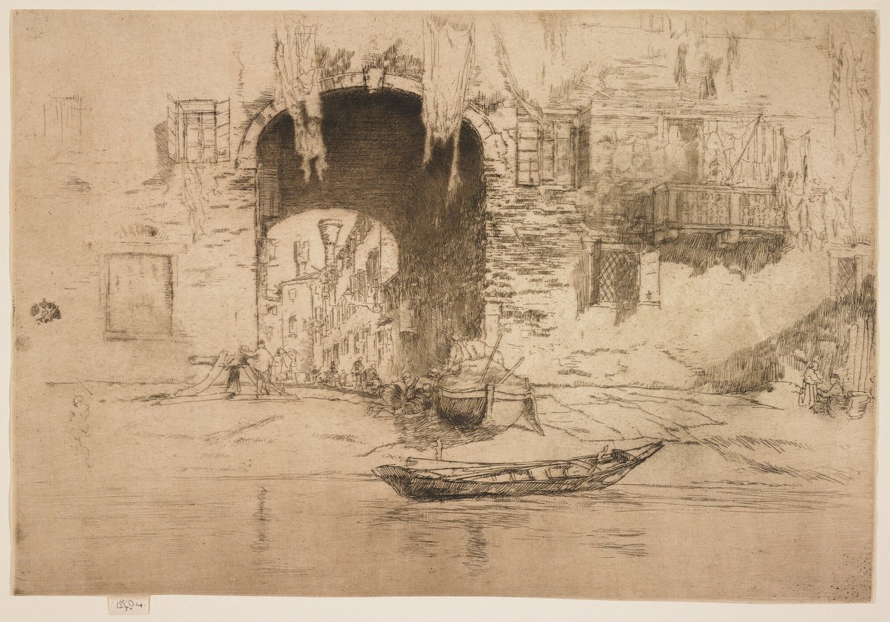 San Biagio a második velencei sorozatból alkotó: James Abbott McNeill Whistler
