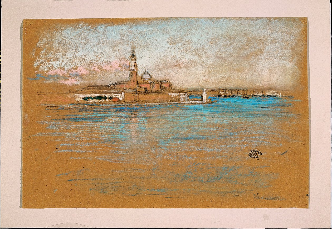 San Giorgio Maggiore, Velence, 1880 alkotó: James Abbott McNeill Whistler