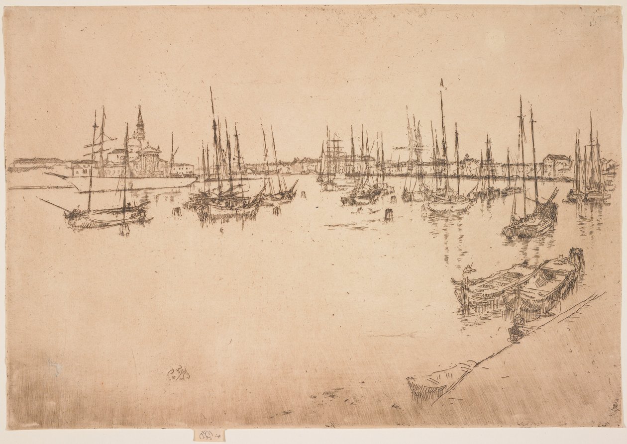 San Giorgio a Második velencei sorozatból alkotó: James Abbott McNeill Whistler