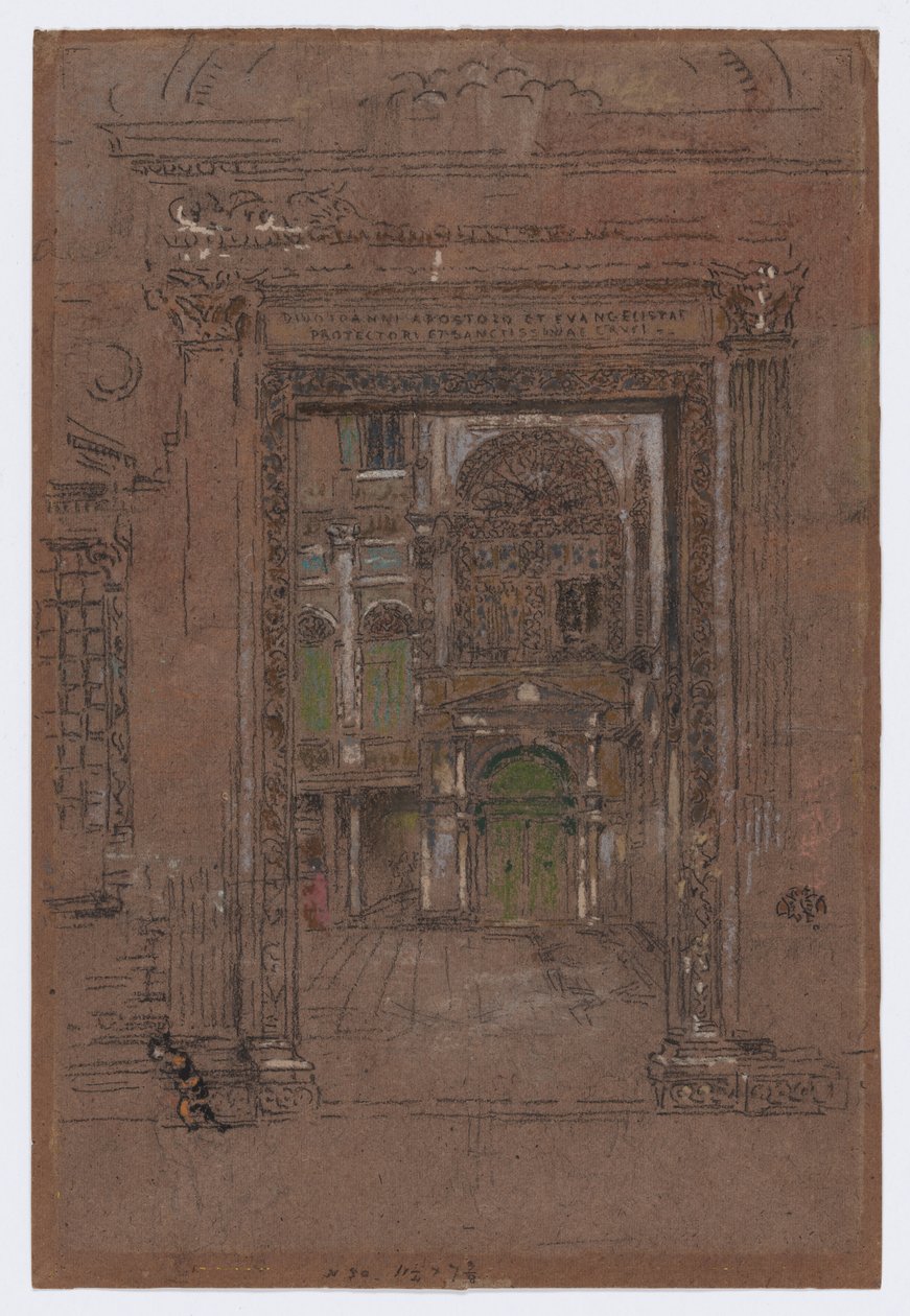 Szent János apostol és evangélistae alkotó: James Abbott McNeill Whistler