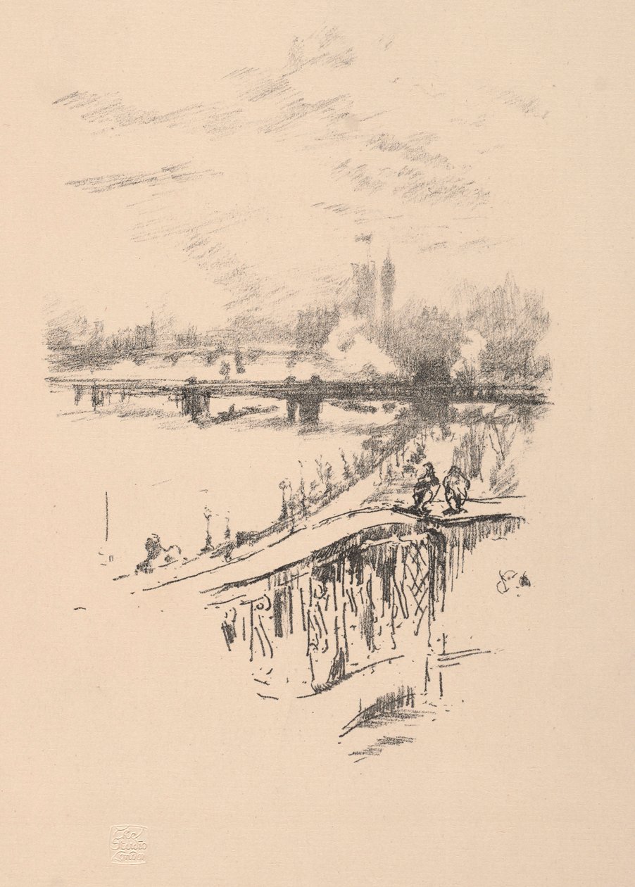 Savoyai galambok. alkotó: James Abbott McNeill Whistler