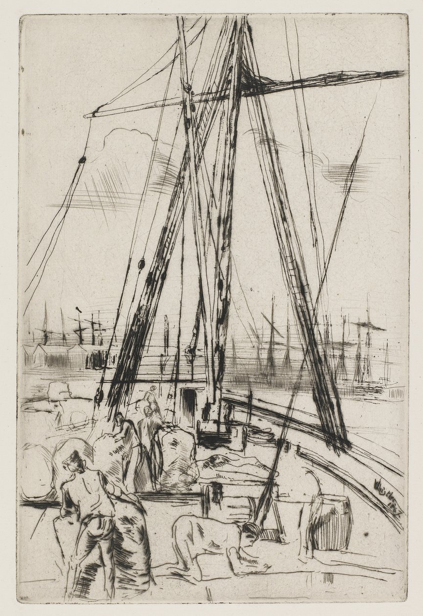 Szállítás Liverpoolban alkotó: James Abbott McNeill Whistler