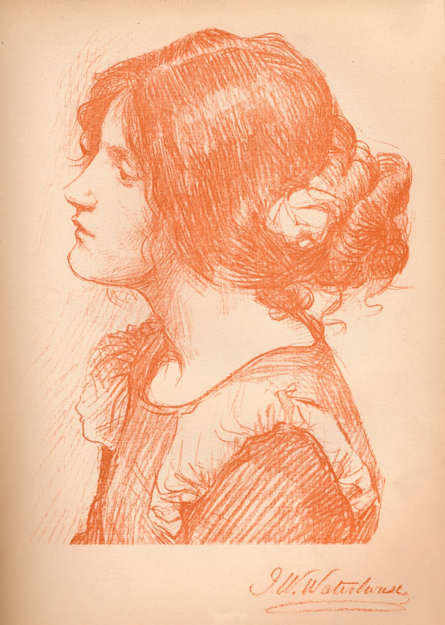 Vázlat egy nőről c1885, 1896 alkotó: James Abbott McNeill Whistler