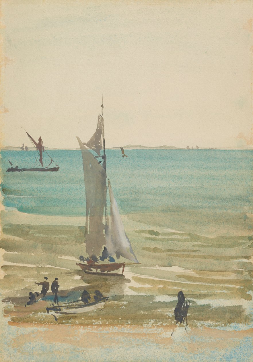 Southend - The Pleasure Yacht, 1882-1884. alkotó: James Abbott McNeill Whistler