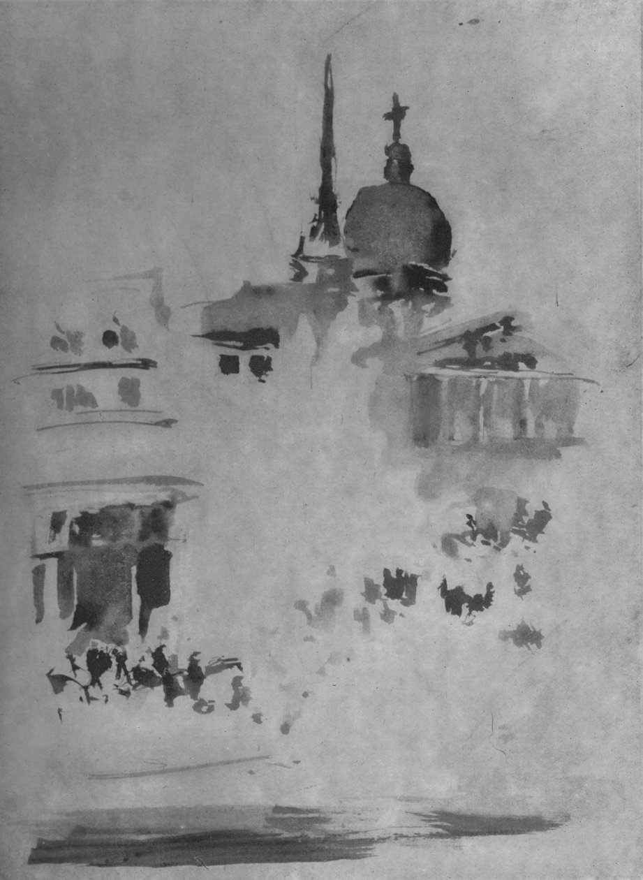 St. Pauls, 1884, 1904 alkotó: James Abbott McNeill Whistler