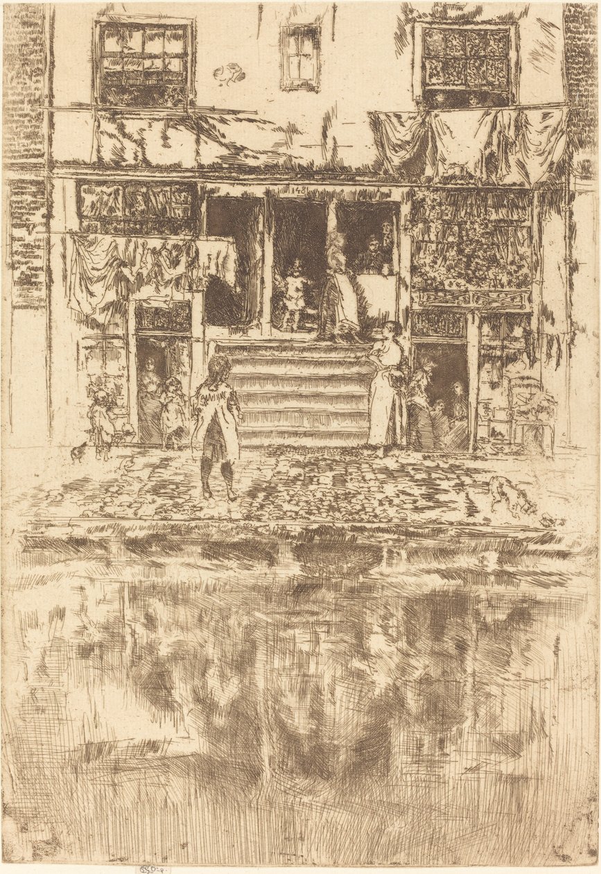 Steps, Amszterdam, 1889. alkotó: James Abbott McNeill Whistler