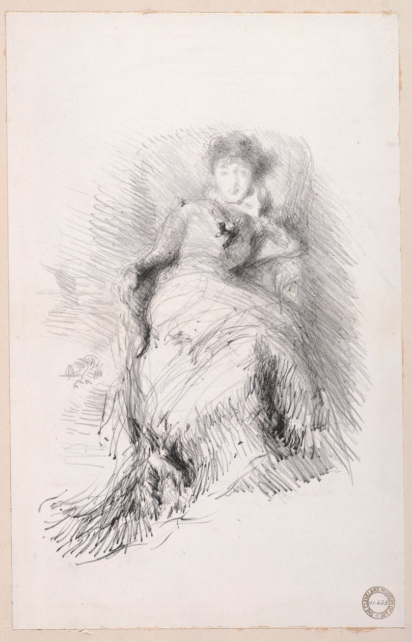Tanulmány, 1878. alkotó: James Abbott McNeill Whistler