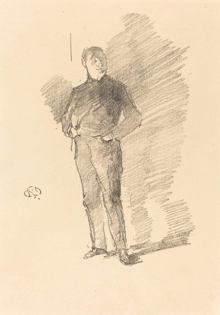 2. számú tanulmány: Mr. Thomas Way, 1896. alkotó: James Abbott McNeill Whistler