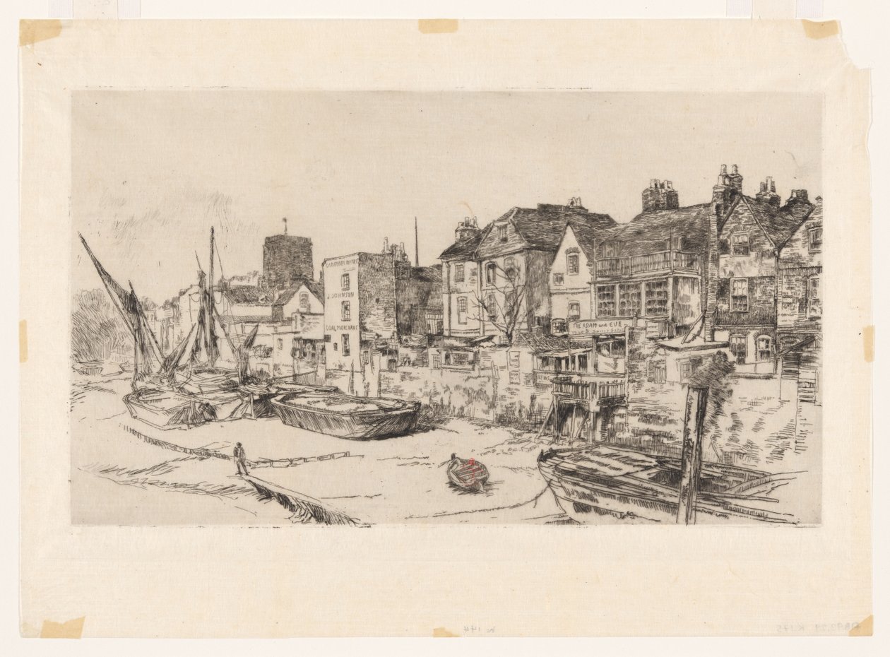 Az "Ádám és Éva", Old Chelsea alkotó: James Abbott McNeill Whistler