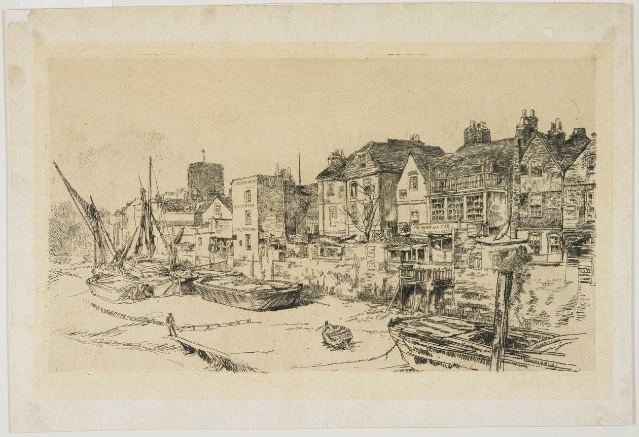 Ádám és Éva, régi Chelsea alkotó: James Abbott McNeill Whistler