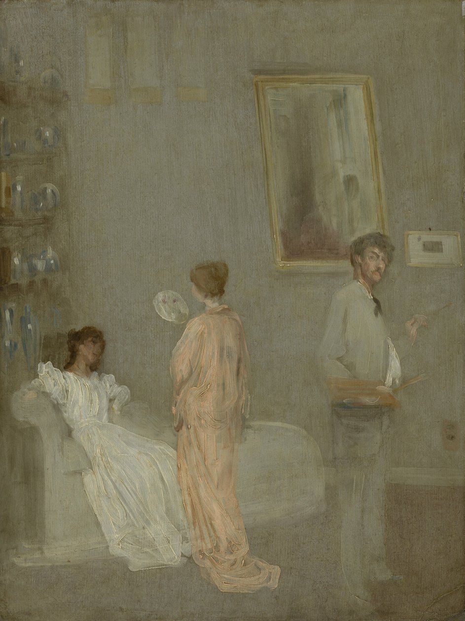 A művész műtermében, 1865/66 alkotó: James Abbott McNeill Whistler