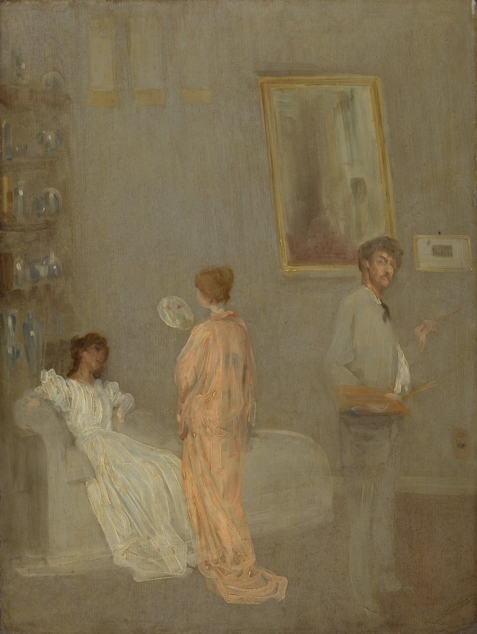 A művész műtermében, 186566 és 1895. alkotó: James Abbott McNeill Whistler