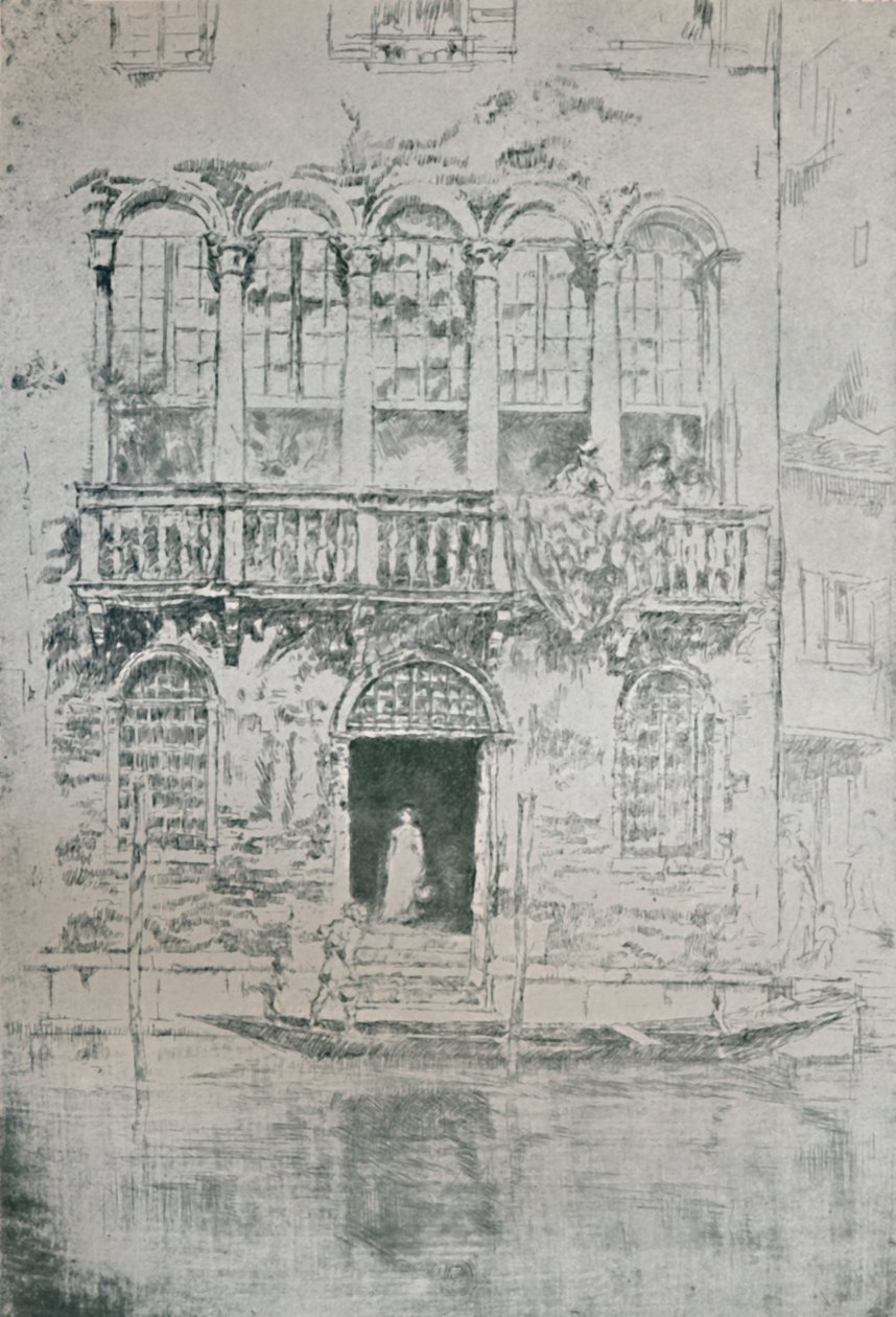 Az erkély, 1879-1880, 1925. alkotó: James Abbott McNeill Whistler