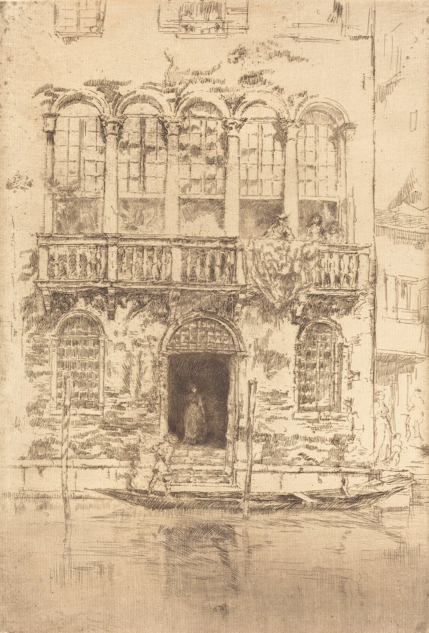 Az erkély, 18791880. alkotó: James Abbott McNeill Whistler