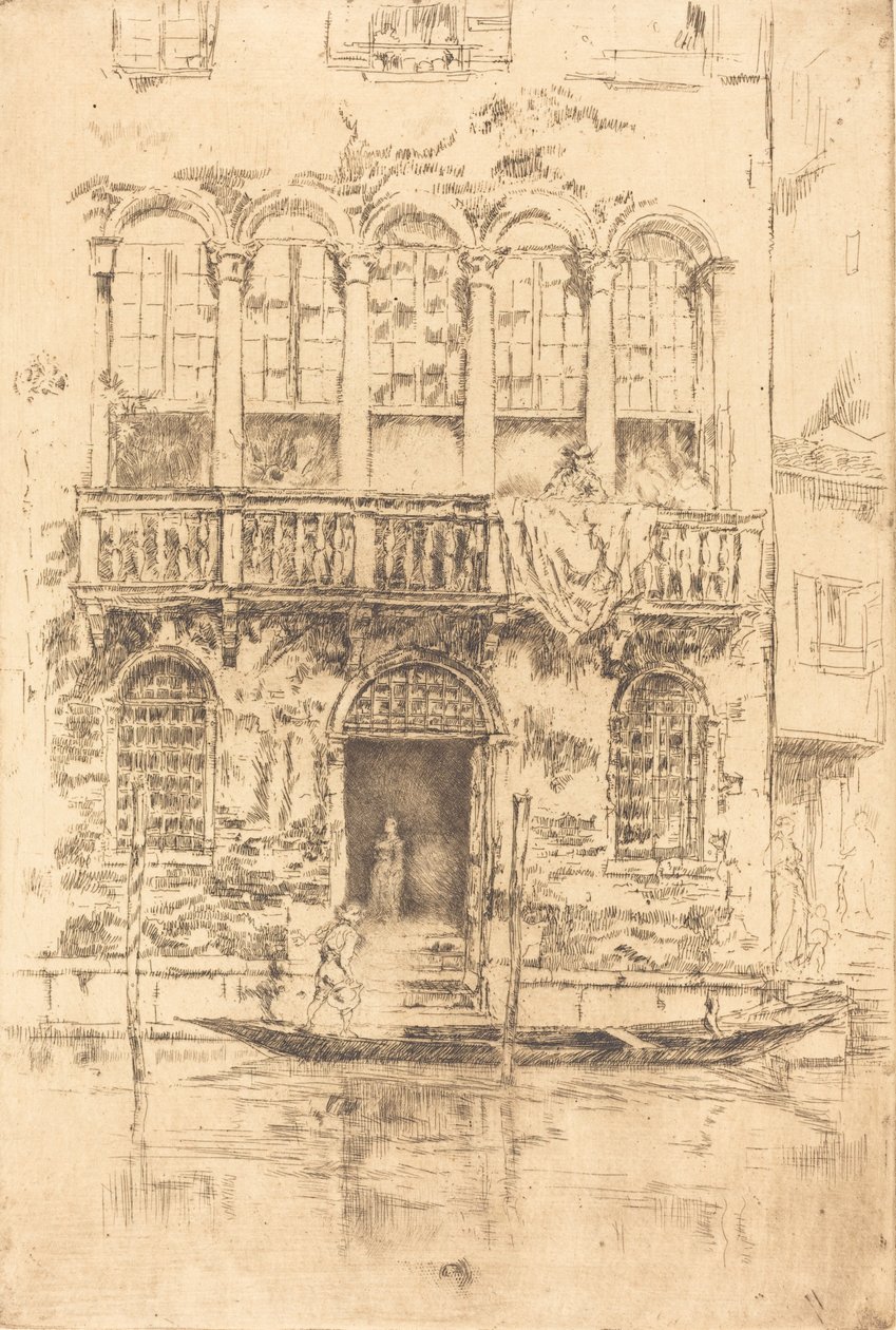 Az erkély, 18791880. alkotó: James Abbott McNeill Whistler