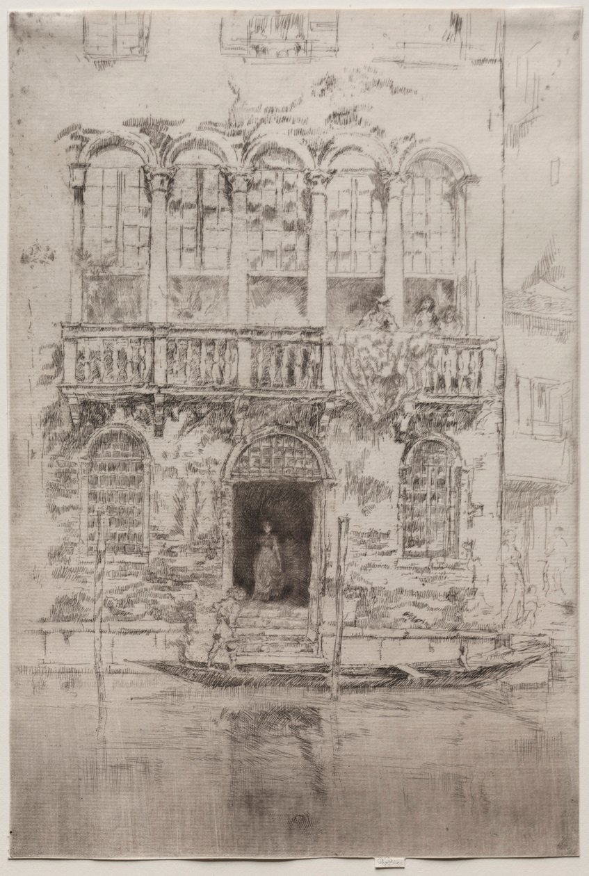 Az erkély, c. 1880. alkotó: James Abbott McNeill Whistler