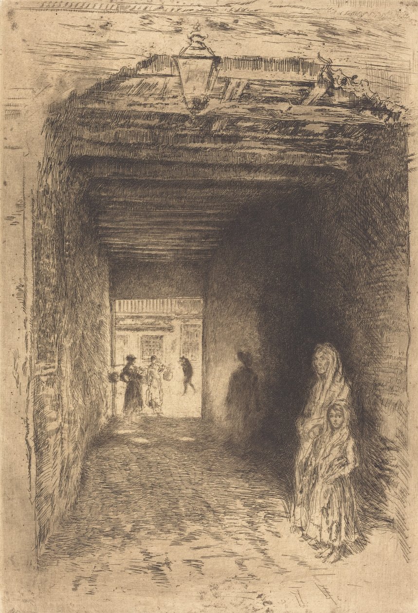 A koldusok, 18791880. alkotó: James Abbott McNeill Whistler