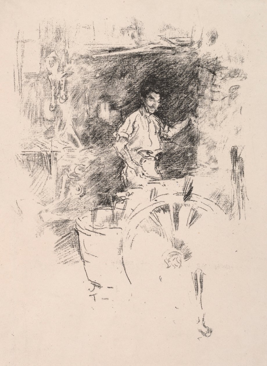 A kovács, 1895. alkotó: James Abbott McNeill Whistler