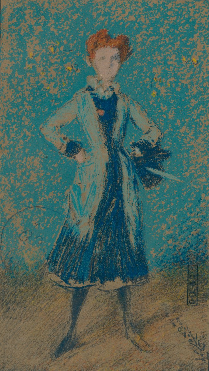 A kék lány, 1874 alkotó: James Abbott McNeill Whistler