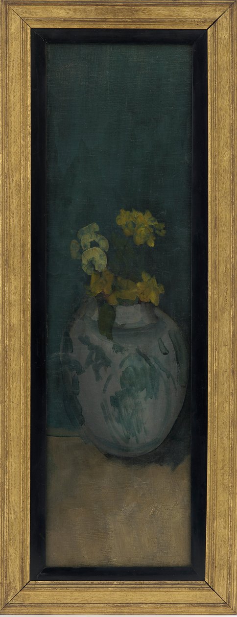 A kék lány töredéke: Sárga és kék, 1872-1876. alkotó: James Abbott McNeill Whistler