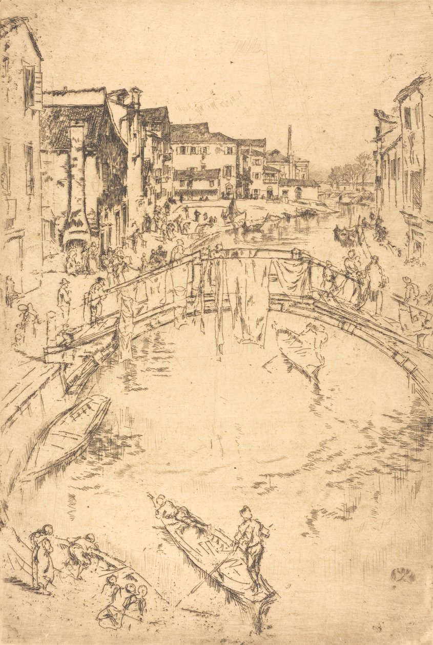 A híd, 18791880. alkotó: James Abbott McNeill Whistler