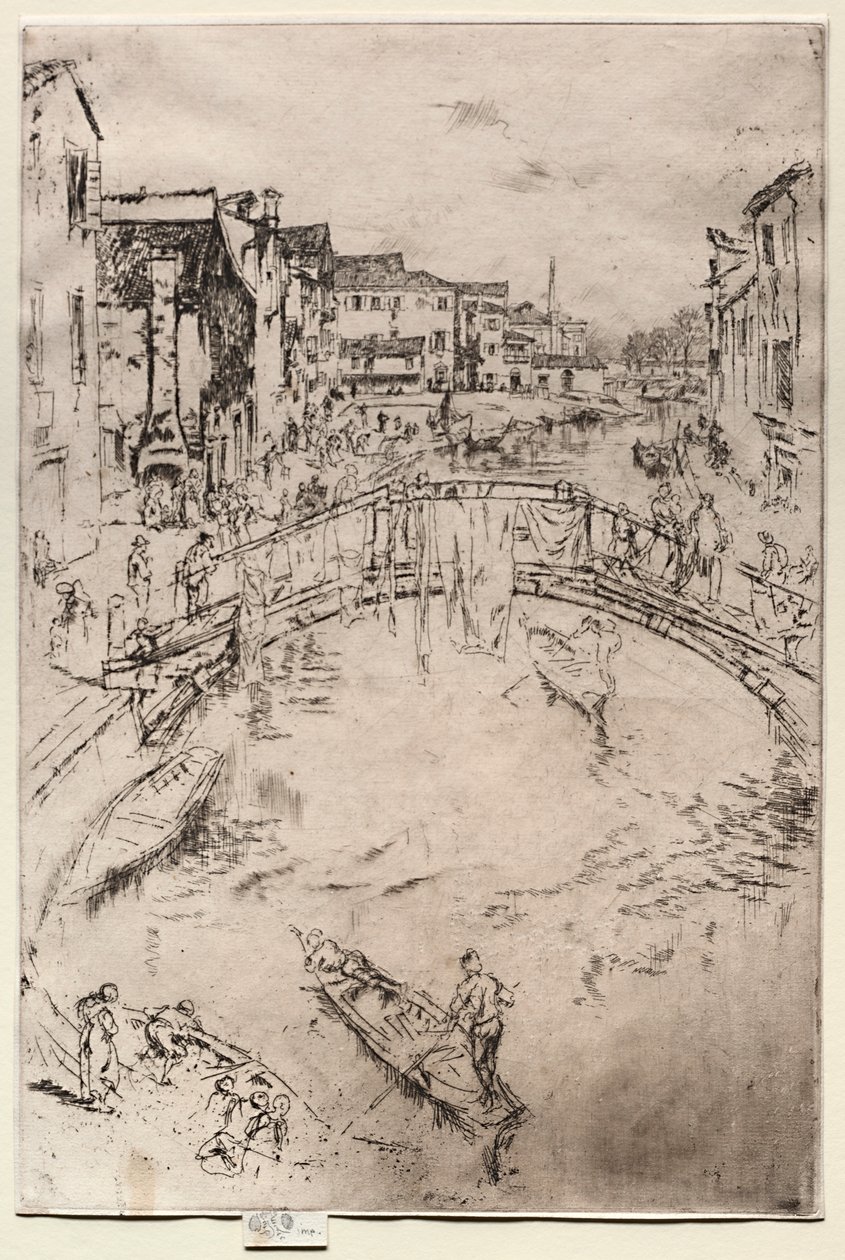 A híd, 1886. alkotó: James Abbott McNeill Whistler