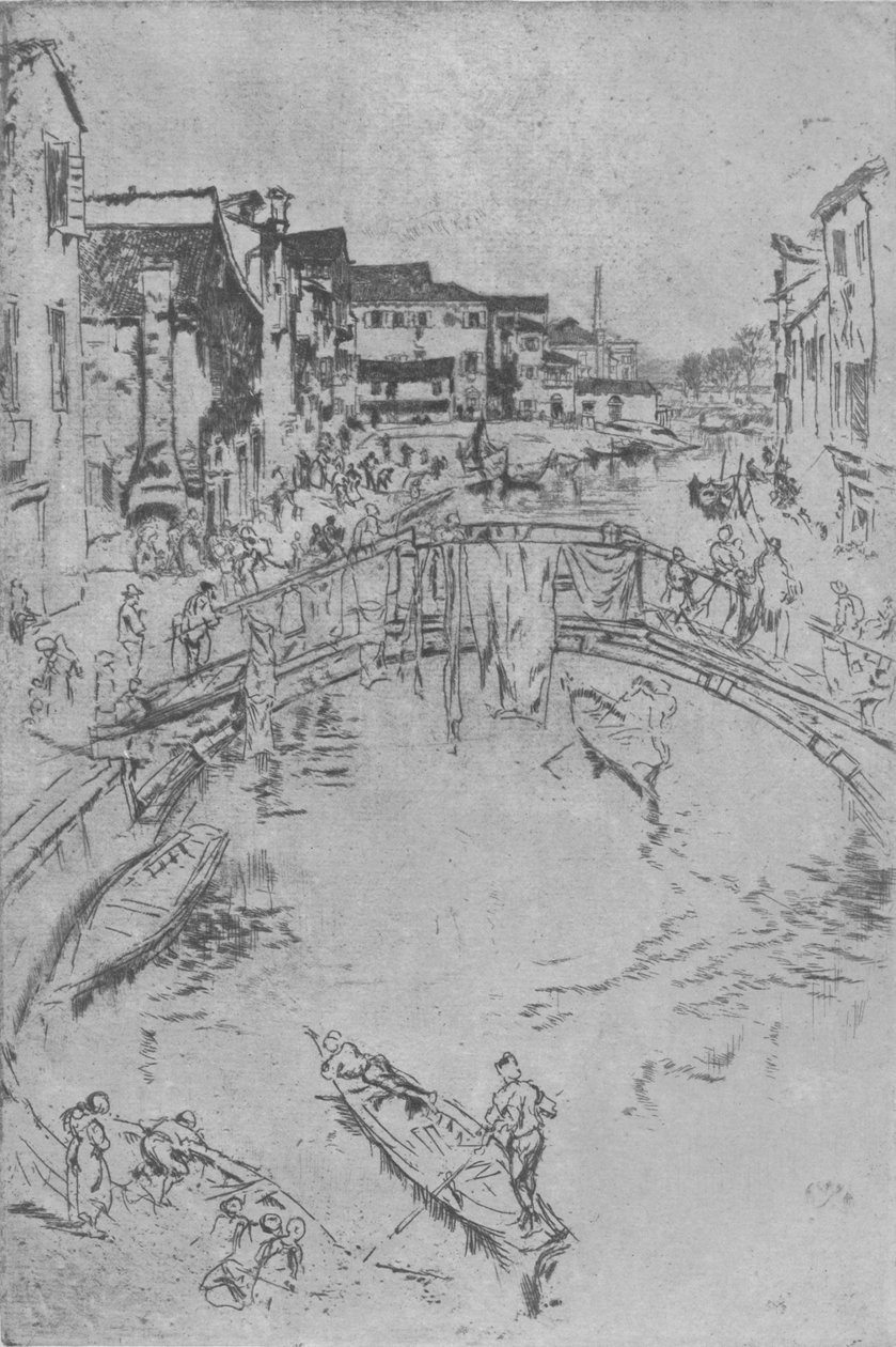 A híd, 1880, 1904 alkotó: James Abbott McNeill Whistler