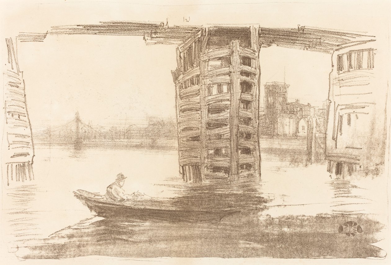 A széles híd, 1878. alkotó: James Abbott McNeill Whistler