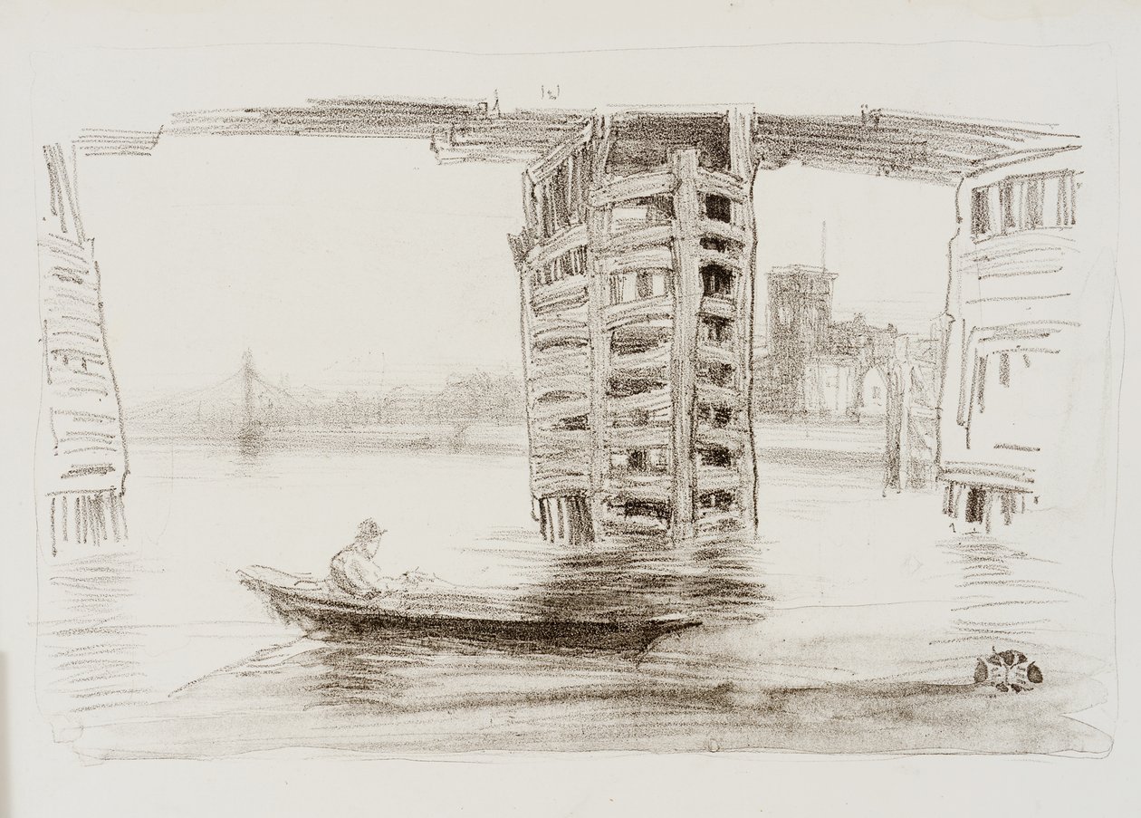 A széles híd, 1878. alkotó: James Abbott McNeill Whistler
