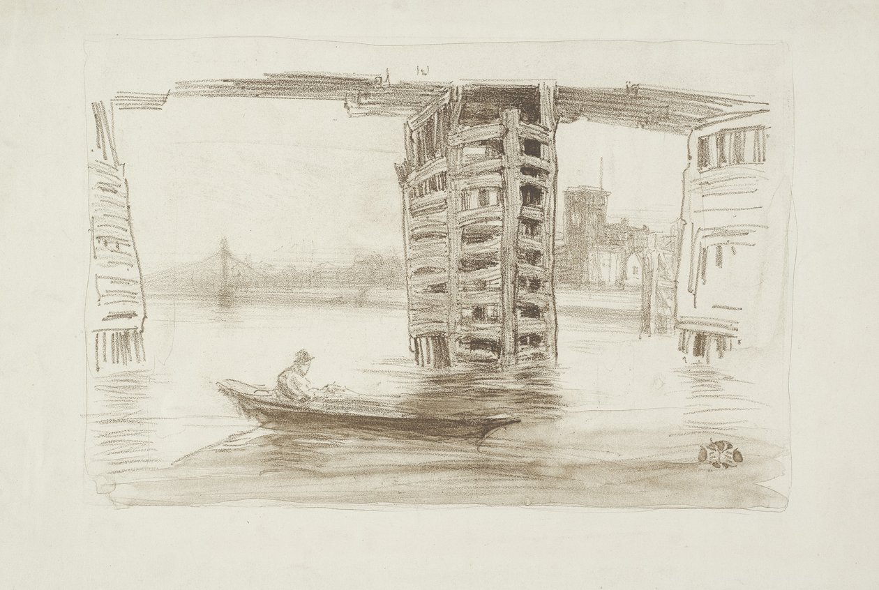 A széles híd, 1878 alkotó: James Abbott McNeill Whistler
