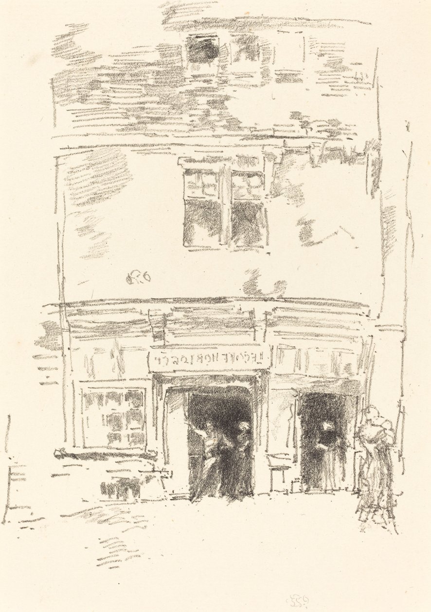 The Clock-Makers, Paimpol, 1893. alkotó: James Abbott McNeill Whistler