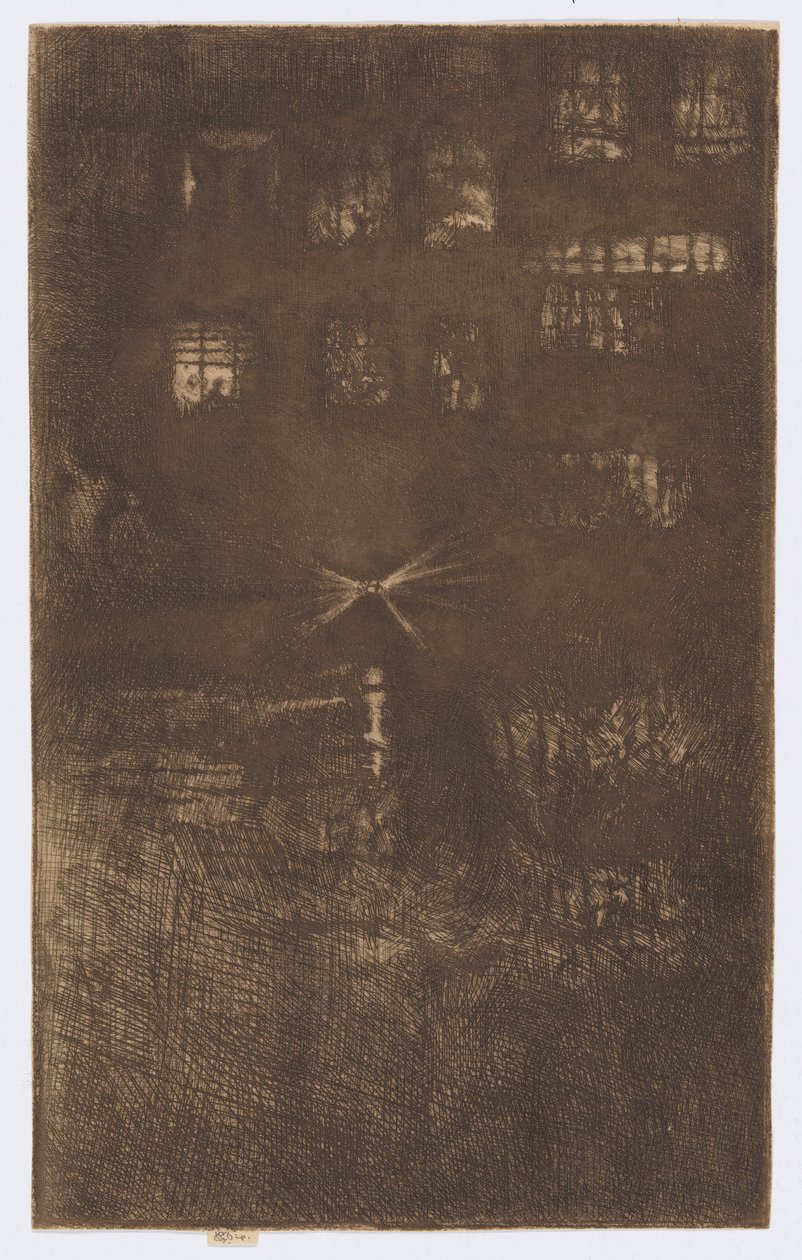 A Táncház: Nocturne alkotó: James Abbott McNeill Whistler