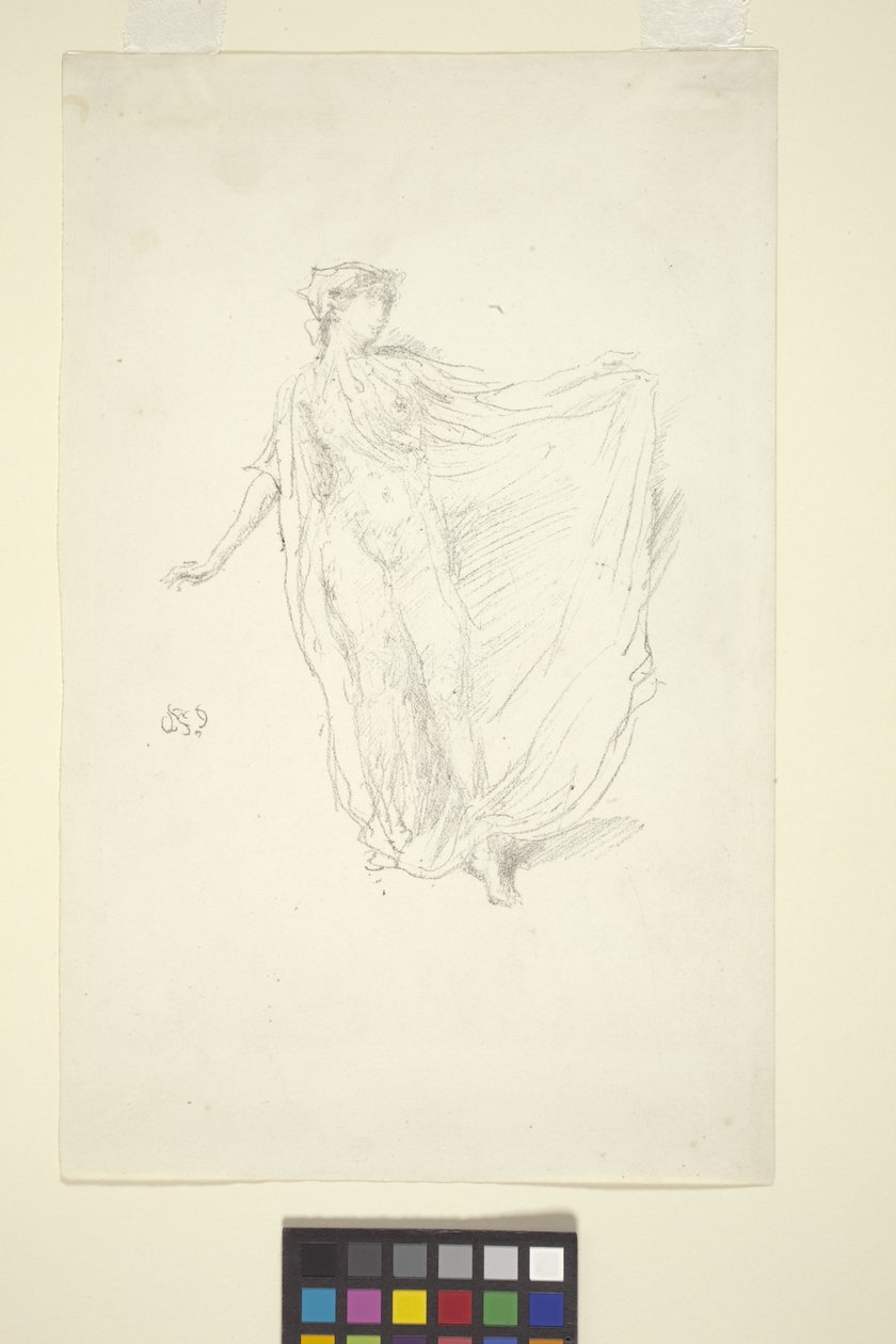 A táncoló lány (transzfer litográfia) alkotó: James Abbott McNeill Whistler