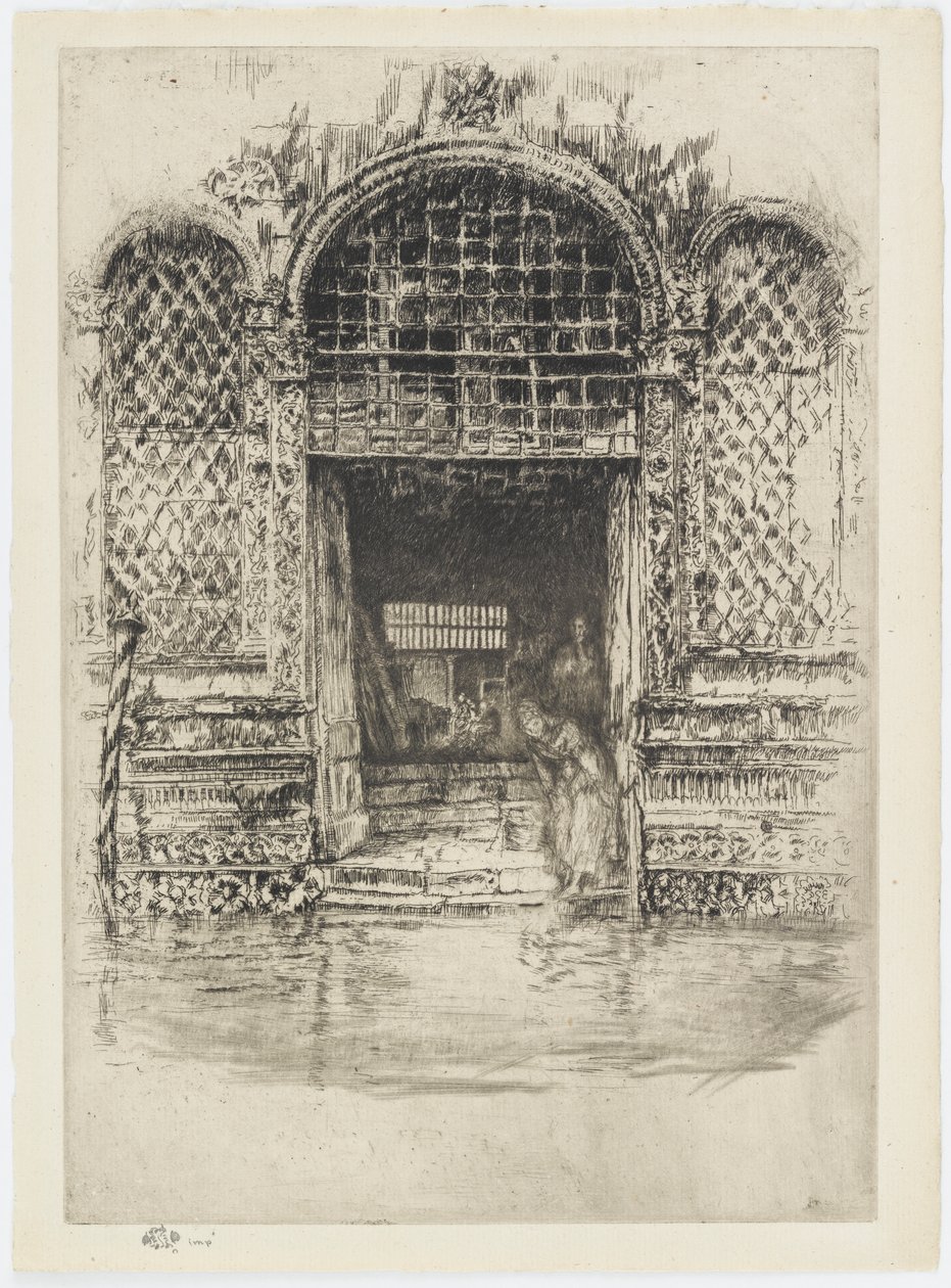 Az ajtónyílás, 1879-1880. alkotó: James Abbott McNeill Whistler