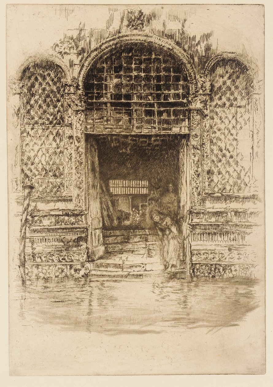 Az ajtónyílás, 1879-1880. alkotó: James Abbott McNeill Whistler