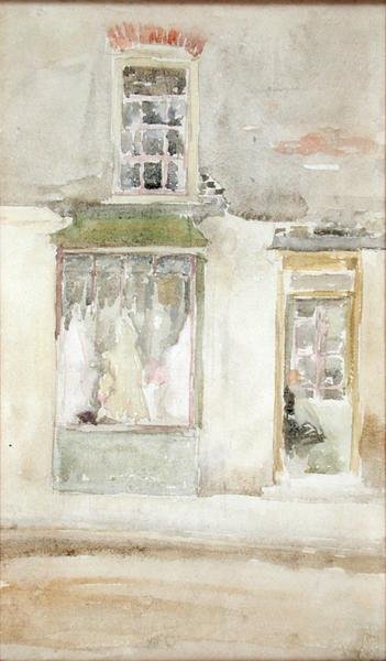 The Dressmakers Shop, 1897-98 körül (wc papíron) alkotó: James Abbott McNeill Whistler