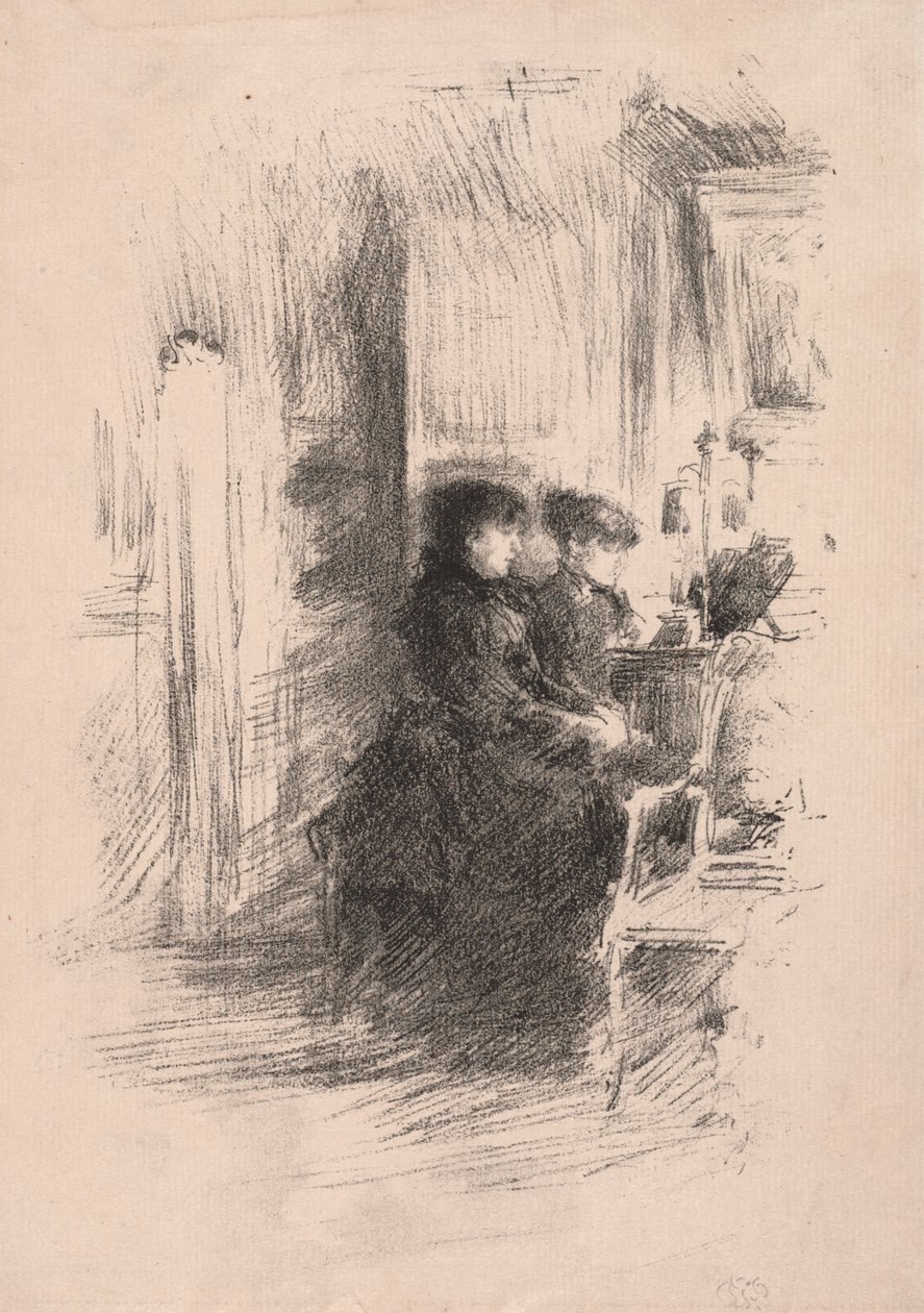A duett, 1894. alkotó: James Abbott McNeill Whistler