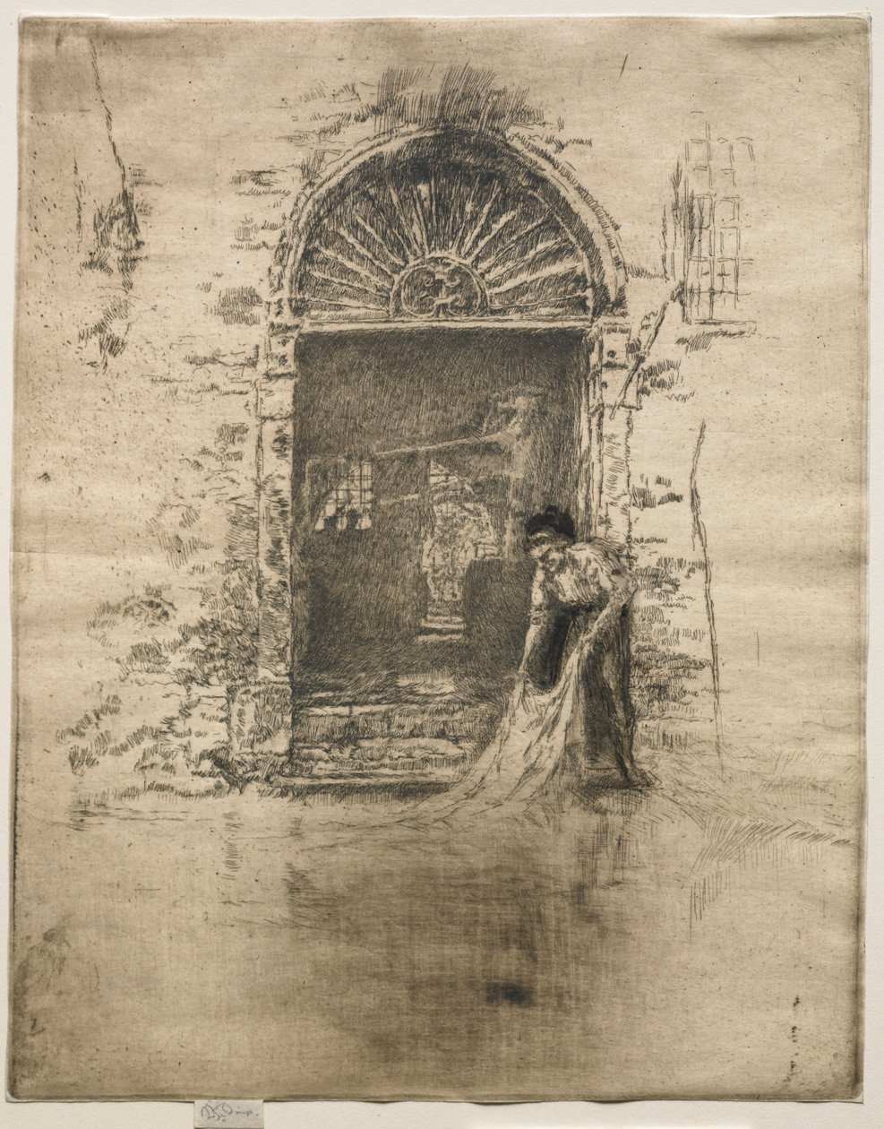 A Dyer. alkotó: James Abbott McNeill Whistler