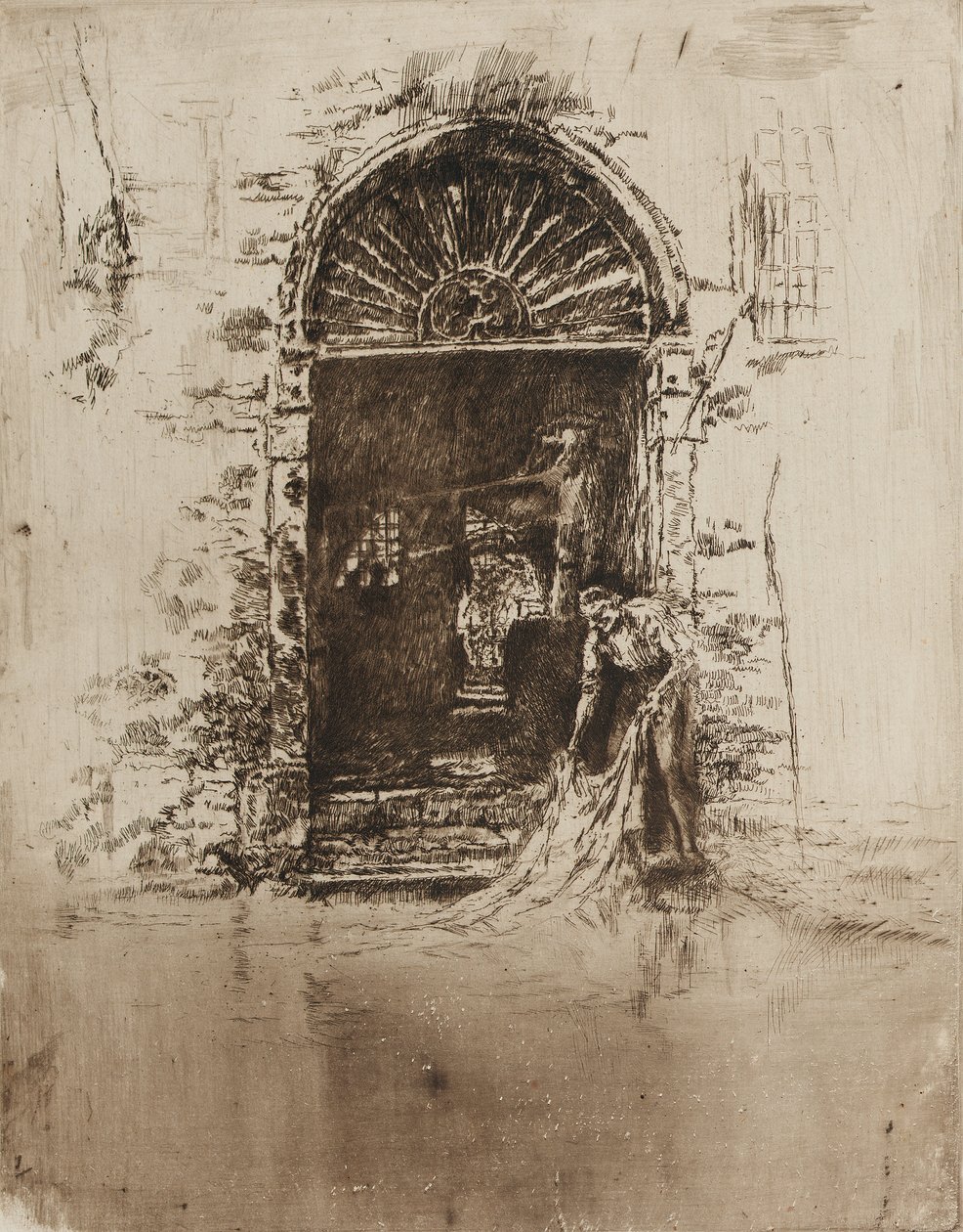 The Dyer, 1879-1880. alkotó: James Abbott McNeill Whistler