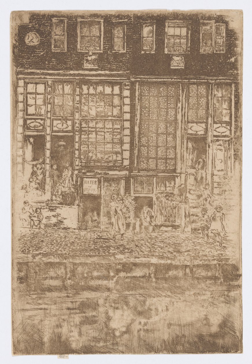A hímzett függöny alkotó: James Abbott McNeill Whistler