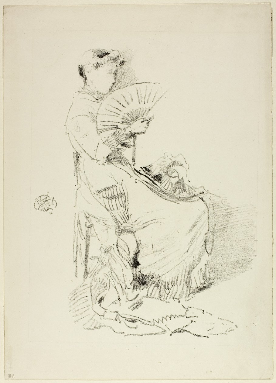 A rajongó, 1879 alkotó: James Abbott McNeill Whistler