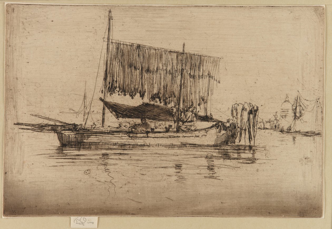 A halászhajó, 1879-1880. alkotó: James Abbott McNeill Whistler