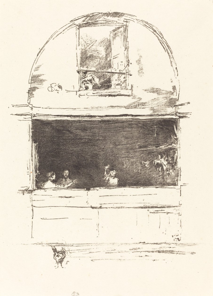 The Forge, Passage du Dragon, 1894. alkotó: James Abbott McNeill Whistler