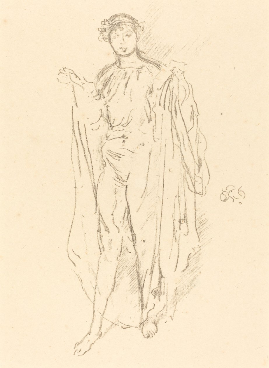 A lány, c. 1891. alkotó: James Abbott McNeill Whistler