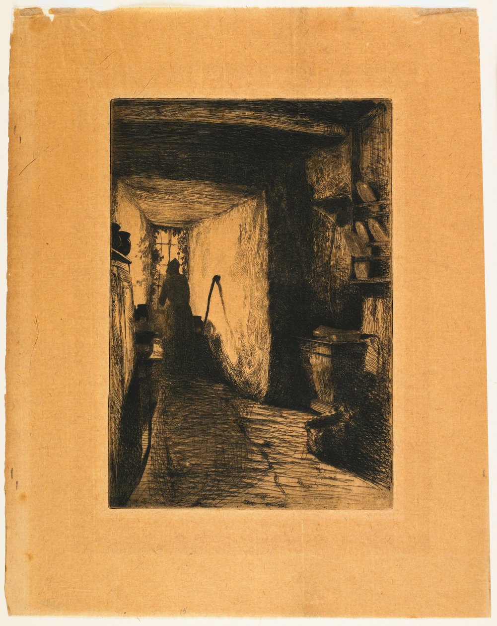 Die Küche, aus The French Set alkotó: James Abbott McNeill Whistler