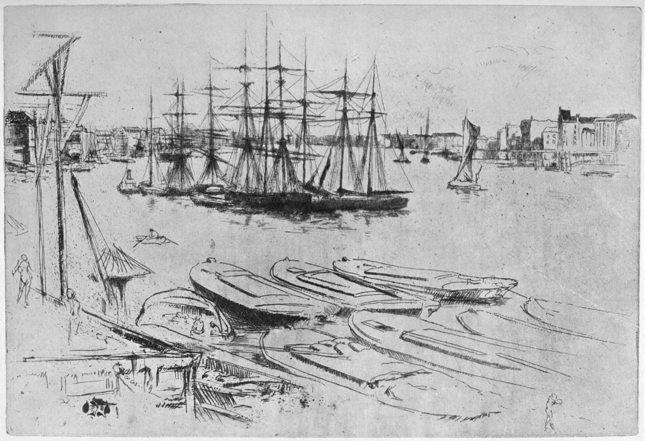 A nagy medence, 1879-1904. alkotó: James Abbott McNeill Whistler
