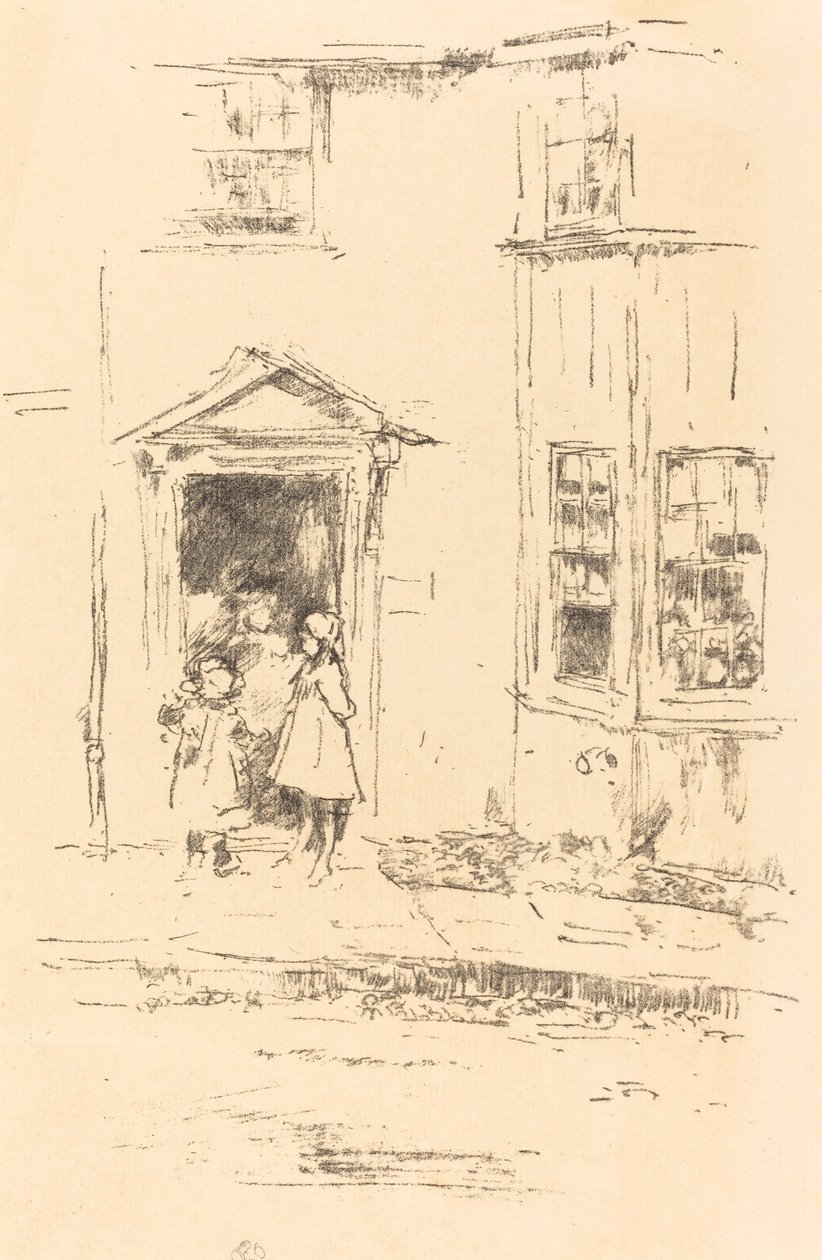 The Little Doorway, Lyme Regis, 1895. alkotó: James Abbott McNeill Whistler
