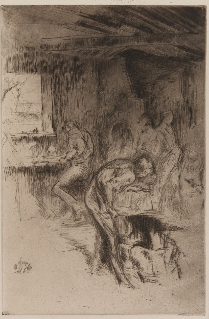 The Little Forge, Liverpool, 1875. alkotó: James Abbott McNeill Whistler